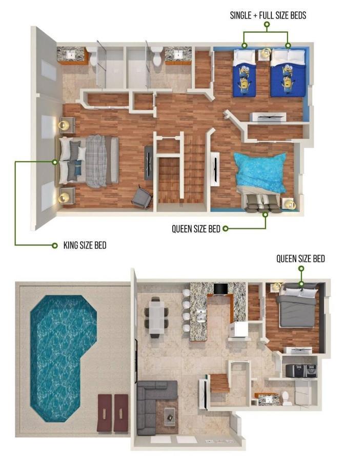 Hébergement de vacances 4br Townhome With View - Bl481