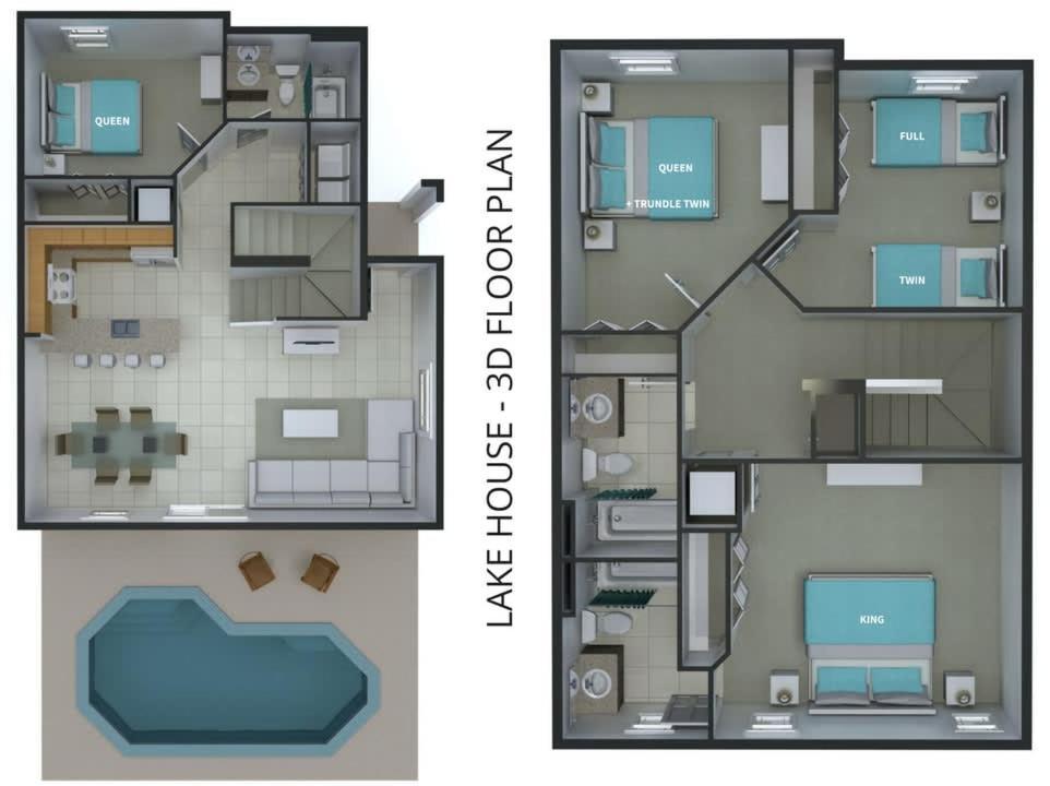 Hébergement de vacances 4br Townhome With View - Bl481
